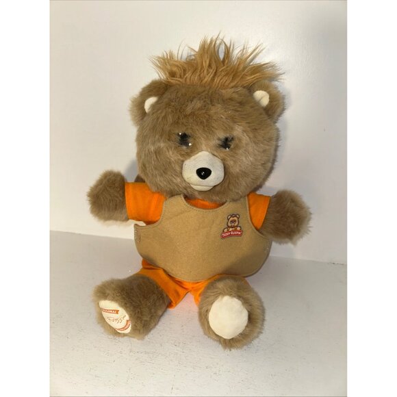 Vintage Teddy Ruxpin Interactive Plush Bear 2017 Alchemy  Tan & Orange works - Picture 2 of 7
